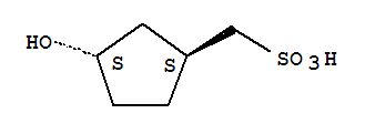 反式-(9ci)-3-羟基-环戊烷甲烷磺酸结构式_64646-23-7结构式