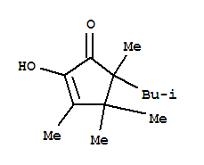 (9ci)-2-羟基-3,4,4,5-四甲基-5-(2-甲基丙基)-2-环戊烯-1-酮结构式_647024-68-8结构式
