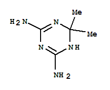 (9ci)-1,6-二氢-6,6-二甲基-1,3,5-三嗪-2,4-二胺结构式_64706-33-8结构式