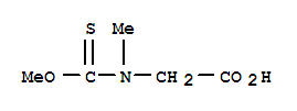 n-(甲氧基硫氧代甲基)-n-甲基-甘氨酸结构式_6477-96-9结构式