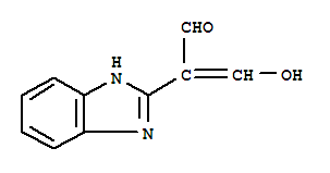 (9ci)-alpha-(羟基亚甲基)-1H-苯并咪唑-2-乙醛结构式_64887-28-1结构式