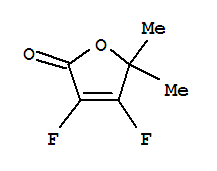 (9ci)-3,4-二氟-5,5-二甲基-2(5H)-呋喃酮结构式_64955-33-5结构式