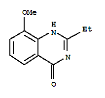 (9ci)-2-乙基-8-甲氧基-4(1H)-喹唑啉酮结构式_649567-64-6结构式