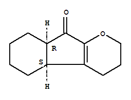 (9ci)-3,4,4b,5,6,7,8,8a-八氢-茚并[2,1-b]吡喃-9(2H)-酮结构式_649570-73-0结构式