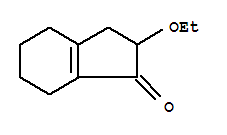 (9ci)-2-乙氧基-2,3,4,5,6,7-六氢-1H-茚-1-酮结构式_649570-75-2结构式