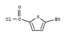 (9ci)-5-乙基-2-噻吩羰酰氯结构式_64964-17-6结构式