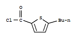 (9ci)-5-丁基-2-噻吩羰酰氯结构式_64964-19-8结构式