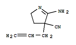 (9ci)-5-氨基-3,4-二氢-4-(2-丙烯基)-2H-吡咯-4-甲腈结构式_649759-90-0结构式