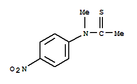 n-甲基-n-(4-硝基苯基)-乙烷硫代酰胺结构式_65052-84-8结构式