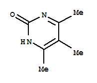 4,5,6-三甲基-2(1H)-嘧啶酮结构式_65133-47-3结构式