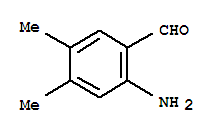 (9ci)-2-氨基-4,5-二甲基-苯甲醛结构式_65176-91-2结构式