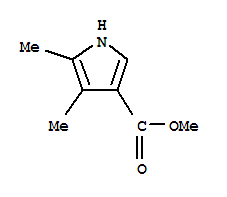 (9ci)-4,5-二甲基-1H-吡咯-3-羧酸甲酯结构式_65185-06-0结构式