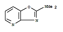 (9ci)-N,N-二甲基-噁唑并[4,5-b]吡啶-2-胺结构式_652143-61-8结构式