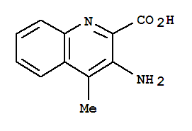 (9ci)-3-氨基-4-甲基-2-喹啉羧酸结构式_65298-48-8结构式