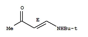 (e)-(9ci)-4-[(1,1-二甲基乙基)氨基]-3-丁烯-2-酮结构式_65305-36-4结构式
