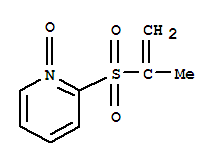 (9ci)-2-[(1-甲基乙烯)磺酰基]-吡啶,1-氧化物结构式_65332-88-9结构式