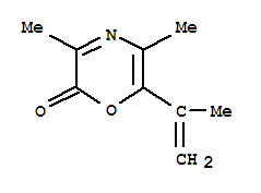 (9ci)-3,5-二甲基-6-(1-甲基乙烯)-2H-1,4-噁嗪-2-酮结构式_65479-25-6结构式