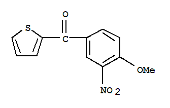 (4-Methoxy-3-nitrophenyl)-(thiophen-2-yl)methanoneStructure,66938-50-9Structure (4-Methoxy-3-nitrophenyl)-(thiophen-2-yl)methanone Structure,66938-50-9Structure