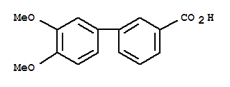 3,4-二甲氧基联苯-3-羧酸结构式_676348-31-5结构式