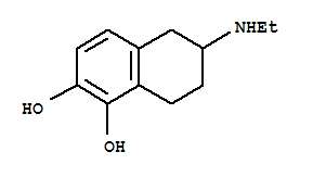 1,2-萘二醇,6-(乙基氨基)-5,6,7,8-四氢-(9ci)结构式_69478-37-1结构式