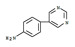 (9ci)-4-(5-嘧啶)-苯胺结构式_69491-60-7结构式