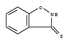 1,2-苯异噁唑-3(2H)-硫酮(9ci)结构式_69528-56-9结构式