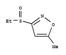 (9ci)-3-(乙基亚磺酰基)-5-甲基-异噁唑结构式_69528-85-4结构式