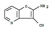 呋喃并[3,2-b]吡啶-3-甲腈,2-氨基-(9ci)结构式_69539-66-8结构式