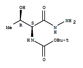 Boc-L-苏氨酸肼结构式_69568-63-4结构式