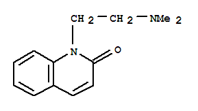 (9ci)-1-[2-(二甲基氨基)乙基]-2(1H)-喹啉酮结构式_69587-72-0结构式