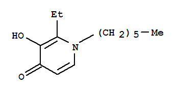 (9ci)-2-乙基-1-己基-3-羟基-4(1H)-吡啶酮结构式_696584-98-2结构式