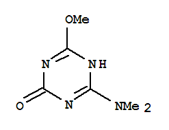 (9ci)-4-(二甲基氨基)-6-甲氧基-1,3,5-噻嗪-2(1h)-酮结构式_696608-77-2结构式