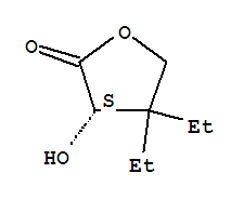 (3s)-(9ci)-4,4-二乙基二氢-3-羟基-2(3H)-呋喃酮结构式_696642-67-8结构式 (3s)-(9ci)-4,4-二乙基二氢-3-羟基-2(3H)-呋喃酮结构式_696642-67-8结构式