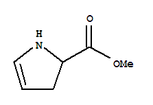 (9ci)-2,3-二氢-1H-吡咯-2-羧酸甲酯结构式_69810-51-1结构式