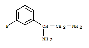 1-(3-氟苯基)-1,2-乙烷二胺结构式_69810-81-7结构式