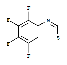 (9ci)-4,5,6,7-四氟-苯并噻唑结构式_70016-01-2结构式