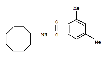 (9ci)-n-环辛基-3,5-二甲基-苯甲酰胺结构式_700859-52-5结构式