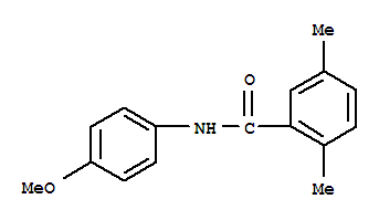 (9ci)-n-(4-甲氧基苯基)-2,5-二甲基-苯甲酰胺结构式_701218-61-3结构式