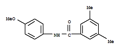(9ci)-n-(4-甲氧基苯基)-3,5-二甲基-苯甲酰胺结构式_701220-53-3结构式