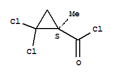 (1s)-(9ci)-2,2-二氯-1-甲基-环丙烷羰酰氯结构式_701223-12-3结构式
