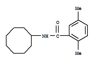 (9ci)-n-环辛基-2,5-二甲基-苯甲酰胺结构式_701228-83-3结构式