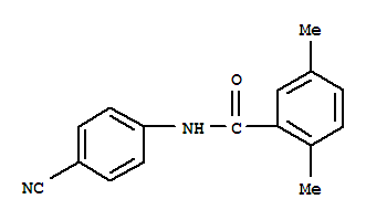 (9ci)-n-(4-氰基苯基)-2,5-二甲基-苯甲酰胺结构式_701238-17-7结构式