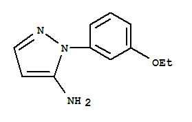 (9ci)-1-(3-乙氧基苯基)-1H-吡唑-5-胺结构式_701899-02-7结构式
