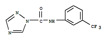 (9ci)-n-[3-(三氟甲基)苯基]-1H-1,2,4-噻唑-1-羧酰胺结构式_701919-68-8结构式