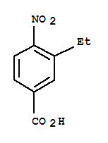 (9ci)-3-乙基-4-硝基-苯甲酸结构式_702642-79-3结构式