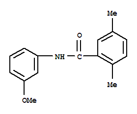 (9ci)-n-(3-甲氧基苯基)-2,5-二甲基-苯甲酰胺结构式_702647-05-0结构式
