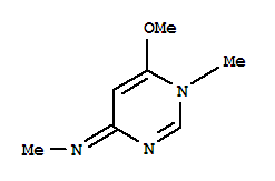 (9ci)-n-(6-甲氧基-1-甲基-4(1h)-嘧啶)-甲胺结构式_703397-93-7结构式