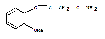 (9ci)-o-[3-(2-甲氧基苯基)-2-丙炔]-羟胺结构式_705246-70-4结构式