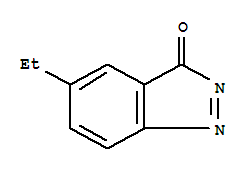 (9ci)-5-乙基-3H-吲唑-3-酮结构式_705927-69-1结构式