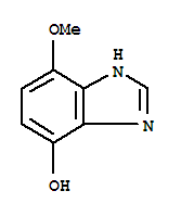 (9ci)-7-甲氧基-1H-苯并咪唑-4-醇结构式_705927-94-2结构式